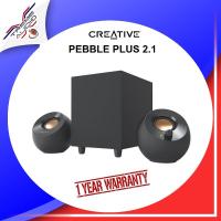 ราคา SPEAKER (ลำโพง) CREATIVE PEBBLE PLUS 2.1 (BLACK) - สินค้ารับประกันศูนย์ 1 ปี (8315681494)