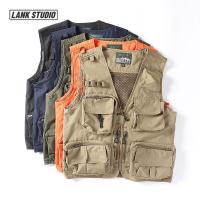 ราคา เสื้อกั๊กเดินป่า สุภาพบุรุษ กระเป๋าหลายช่อง แจ็คเก็ตซิป เสื้อกั๊กเดินป่าแคมปิ้ง เสื้อกั๊กเดินป่า สุภาพบุรุษ M004 (28816959749)