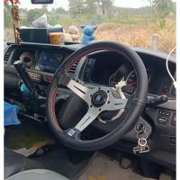 ราคา วงพวงมาลัย นาดี้ ขนาด 13.5นิ้ว ก้านยก 2นิ้ว #พวงมาลัยแต่งซิ่ง #พวงมาลัยรถยนต์ (25730158027)