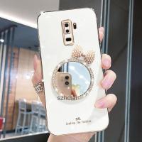 ราคา เคส samsung s9 plus samsung s9 หรูหรา มุก โบว์ กระจกแต่งหน้า ชุบ ซิลิโคน เคสโทรศัพท์ นิ่ม samsung s9 plus samsung s9 (25464513355)