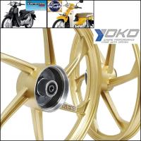 ราคา BUSHIDO ล้อแม็ก ขอบ17 สีทองล้วน สำหรับ Supercub ดรีม110i (ล้อแม๊ก สีทอง BS06 Dream) (11125546782)