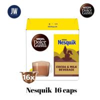 ราคา Nesquik เนสควิกค์ ช็อกโกแลตสำหรับเด็ก Nesquik Nescafe Dolce Gusto 16 แคปซูล/กล่อง สำหรับเด็กๆ BBE: 05/2026 (22872769643)