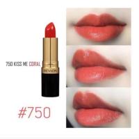 ราคา ลิป Revlon ลิปแท่งดำในตำนาน เบอร์ 750 Kiss Me Coral เนื้อ Cream (43920580331)