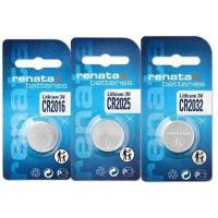 ราคา ถ่านกระดุม renata CR2016,CR2025,CR2032 Lithium 3V ของแท้ แพค 1 ก้อน (24802093976)