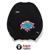 ราคา A BATHING APE ฤดูใบไม้ร่วงcrewneckเสื้อโดยape Aape Hoodiesผู้ชายผู้หญิงHigh StreetสีดําสีขาวPulloverภายในแท็ก (24061287515)