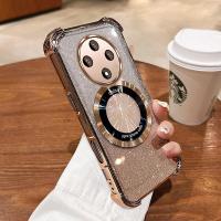 ราคา [สีใหม่] เคสสําหรับ OPPO reno 12F 5G เคสโทรศัพท์โปร่งใสทองสีใหม่สติกเกอร์แม่เหล็กเคสซิลิโคนอ่อนนุ่มกันกระแทกสี่มุมGlitterฝาครอบโปร่งใสRFVTGBR (44421765682)