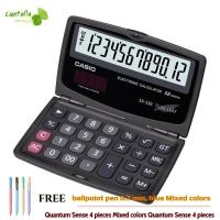 ราคา เครื่องคิดเลข ดำ คาสิโอ SX-220 แถมฟรี ปากกาลูกลื่น 0.7 มม. สีน้ำเงิน คละสี ควอนตั้ม Sense 4 ด้าม (1662100592)