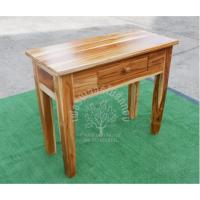ราคา โต๊ะทำงานไม้สัก เล็ก ขนาด กว้าง 40 ยาว 90 สูง 75 ซม. (22033015718)