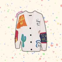 ราคา ROOTINTOOTIN | WEEKEND MAXMARA : FILATO OVERSIZED | คาร์ดิแกนแขนยาว โอเวอร์ไซส์ ปักลาย (29277767588)