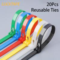ราคา ซิปผูกสายเคเบิล พลาสติก ใช้ซ้ําได้ 5x200 มม. 8*200 250 300 20 ชิ้น (24402019484)