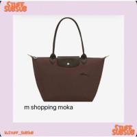 ราคา pre-order Longchamp M long green Moka (28941629481)