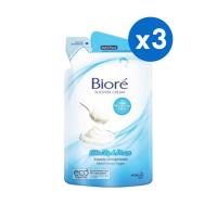 ราคา [3ชิ้น]ครีมอาบน้ำบิโอเร อัลตร้าริชมอยส์ รีฟิล 220 มล. Biore Ultra Rich Moist Body Wash Refill 220 ml (21414200061)