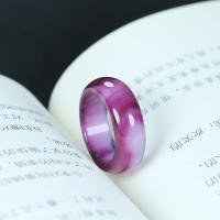 ราคา หยกธรรมชาติ Agate Chalcedony สีม่วงแหวนผู้ชาย High-End แฟชั่น Classy หยกแหวนจักรพรรดิหยกแหวน GHFR (29981292906)