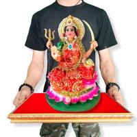 ราคา พระแม่อุมาเทวี งานแต่งผ้าประดับเพชร Premium (หน้าตัก9นิ้ว สูง30ซม.)บูชาเสริมอำนาจ ทำกิจการการงานใดก็เจริญรุ่งเรือง ปลุกเ (19711014664)