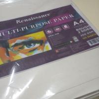 ราคา กระดาษวาดเขียน 100 ปอนด์ Renaissance ขนาด A4 หนา 200 แกรม 125 แผ่น (ผิวเรียบ/ผิวหยาบ) (28668502628)