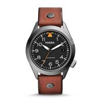 ราคา ลดเพิ่ม 330 ใส่โค้ด INCZ8H3 Fossil นาฬิกาข้อมือผู้ชาย สายเรซิ่น รุ่น AM4561 - Brown (6641356415)