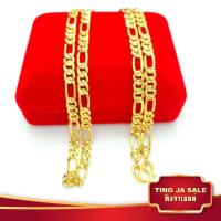 ราคา สร้อยคอ โซ่ฝรั่ง ลายโซ่อิตาลี น้ำหนัก 1 บาท ยาว 24นิ้ว สินค้าขายดี ชุบเศษทองเยาวราช งานฝีมือจากช่างเยาวราช (9085976385)