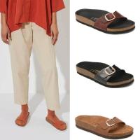 ราคา ในสต็อก BIRKENSTOCK หัวเข็มขัดขนาดใหญ่หนึ่งคําหัวเข็มขัดรถบัสไม้ก๊อกหัวเข็มขัดเดียวรถพ่วงเย็น (27131652316)