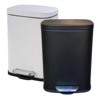 ราคา ถังขยะสแตนเลส ทรงเหลี่ยม แบบเท้าเหยียบ ฝาปิดเงียบ และมีถังด้านใน (25695751147)