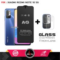 ราคา LAYAR 2IN1 กระจกนิรภัยป้องกันแสงสะท้อน Matte Screen Package สําหรับ Xiaomi Redmi Note 10 5G ฟรีกล้องกระจกนิรภัย (24197493911)