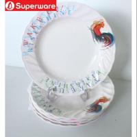ราคา ซุปเปอร์แวร์ จานลึก9"=6ชิ้น ลายไก่ ซุปเปอร์แวร์เกรดA (1228717147)