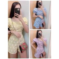 ราคา ชุดจั้มขาสั้น จั้มแขนสั้น ชุดจั้ม ชุดแขนตุ๊กตา ชุดขาสั้น ชุดลายดอก จั้มขาสั้นลายดอก ชุดกางเกง ชุดจั้มผู้หญิง (8615098781)