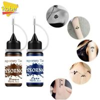ราคา KOBE หมึกสักชั่วคราวกึ่งถาวร ขนาด 10ml สำหรับศิลปะบนร่างกายและแต่งหน้า DIY (26042029820)