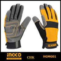 ราคา INGCO HGMG01 ถุงมือช่าง อเนกประสงค์ ไมโครไฟเบอร์ Size : XL ( Mechanic Gloves ) (23831190306)