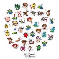 ราคา ʕ •ᴥ•ʔ ✿ พร้อมส่ง : สติ๊กเกอร์กันน้ำขนาดเล็กลายตัวละครทอยสตอรี่ | Toy Story Small Waterproof Decoration Sticker Set. (18234776185)