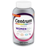 ราคา Centrum สหรัฐ ผู้หญิง อายุ 50 ปีขึ้นไป วิตามินหลายชนิด Woman Silver 200 Tablets 50+ age Multivitamin (4952106864)
