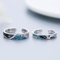 ราคา I Love You His & Hers จับคู่แหวนแต่งงานปรับได้ Forever Love S925 แหวนเงินแท้สําหรับคู่รัก (41825567927)