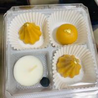 ราคา ขนมลาดู โมทกะปิดทองมงคล 20 กรัม 3 ลูก เทียน กำยาน เสริมทรัพย์ เป็นขนมที่องค์พระพิฆเนศโปรดปรานที่สุดมากกว่าของบูชาอื่นใด (3342276447)