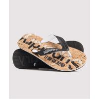 ราคา SUPERDRY CORK FLIP FLOP รองเท้าแตะ รองเท้าแตะแบบหนีบ สำหรับผู้ชาย สี Black (12137373797)