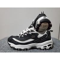 ราคา [มือสองของแท้] Skechers D'Lites สีดำ-ขาว ไซส์ 37 (6659276352)
