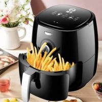 ราคา หม้อทอดไร้น้ำมัน หม้อทอดลมร้อน เครื่องทอดไฟฟ้าไร้น้ำมัน หม้ออเนกประสงค์ ขนาด 5 ลิตร (5437081559)