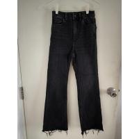 ราคา กางเกงยีนส์สีดำฟอก ขาม้าตัดปลาย แบรนด์ Stradivarius (42772215117)