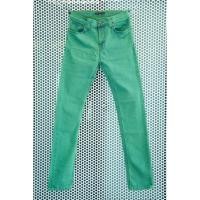 ราคา [DEFECT] Tight Long John Icon Green ยีนส์เดฟสีเขียว Nudie ของแท้ 100% (6689564684)