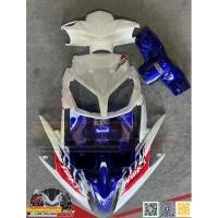 ราคา ชุดสี Honda Click110i คลิก110i click i/คลิกไอ สีขาวน้ำเงิน งานเทียม ทำสีระบบ 2K (10297496163)