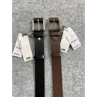 ราคา LEE เข็มขัด หนังแท้ ทนทานใช้ได้นาน มี 2 สีดำ น้ำตาล ขนาดตามที่วัดได้ one size (23663104974)