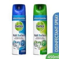 ราคา Dettol Multi Surface สเปรย์เดทตอล (Dettol) สเปรย์ฆ่าเชื้อ ฉีดพ่นในอากาศ เพื่อฆ่าเชื้อ แบคทีเรีย 99.9% ขนาด 450 ml (7236711097)