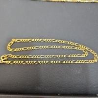 ราคา สร้อยคอเด็ก คอทอง 14 k (585) ของแท้ % น้ำหนัก 3.21 กรัม ความยาว 37 cm งานมือสอง (25140700518)