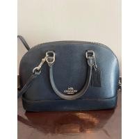 ราคา กระเป๋าcoachสะพายข้างมือสองMini Sierra Satchel สีnavy metallic (42557494984)