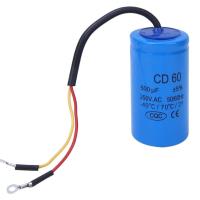 ราคา CD60 Run Capacitor, 250V AC 500uF CD60 Run Start Capacitor, สําหรับตู้เย็น, เครื่องปรับอากาศ, มอเตอร์, เครื่องอัดอากาศ (44322177887)