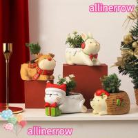 ราคา ALLINERROW การ์ตูนดอกไม้หม้อ, Bunny Reindeer Desktop Succulent Planter, น่ารักเรซิ่นของขวัญสัตว์รูปสัตว์กระถางดอกไม้บ้าน (57350243114)