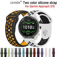 ราคา นาฬิกา สําหรับ Garmin Approach S70 47mm ซิลิโคนสายนาฬิกา Glo Smartwatch สายรัดข้อมือซิลิโคน สําหรับ Garmin Approach S70 42mm Smartwatch (44304118697)