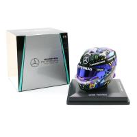 ราคา โมเดลหมวกกันน็อคแข่งรถ F1 ขนาด 1:5 Spark Mercedes Hamilton 2021 British Grand Prix (43909308825)