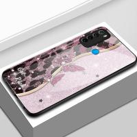 ราคา เคสสำหรับ Xiaomi Redmi Note 8 Note 8T Note 8 Pro เคสโทรศัพท์ผีเสื้อเปลือกแก้วกันกระแทก (40925252093)