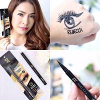 ราคา Rebecca eyeliner อายไลเนอร์รีเบคก้า กันน้ำ หนังตามันเอาอยู่ (1988842506)