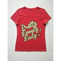 ราคา เสื้อยืด Mc Lady สีแดง Size L สกรีนลายPretty Lovely Lady (8115278761)