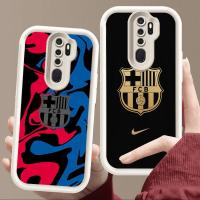ราคา เคสสําหรับ OPPO Reno A5 A39 F11 2F A83 A9 2Z A37 2020 Pro Soft White E128 FC Barcelona (44023986631)